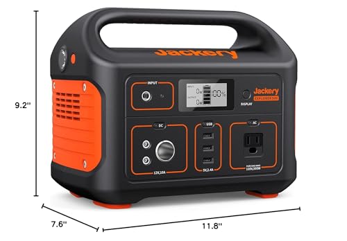 Jackery Explorer 500 Portable Power Station – 518Wh Solar Generator
