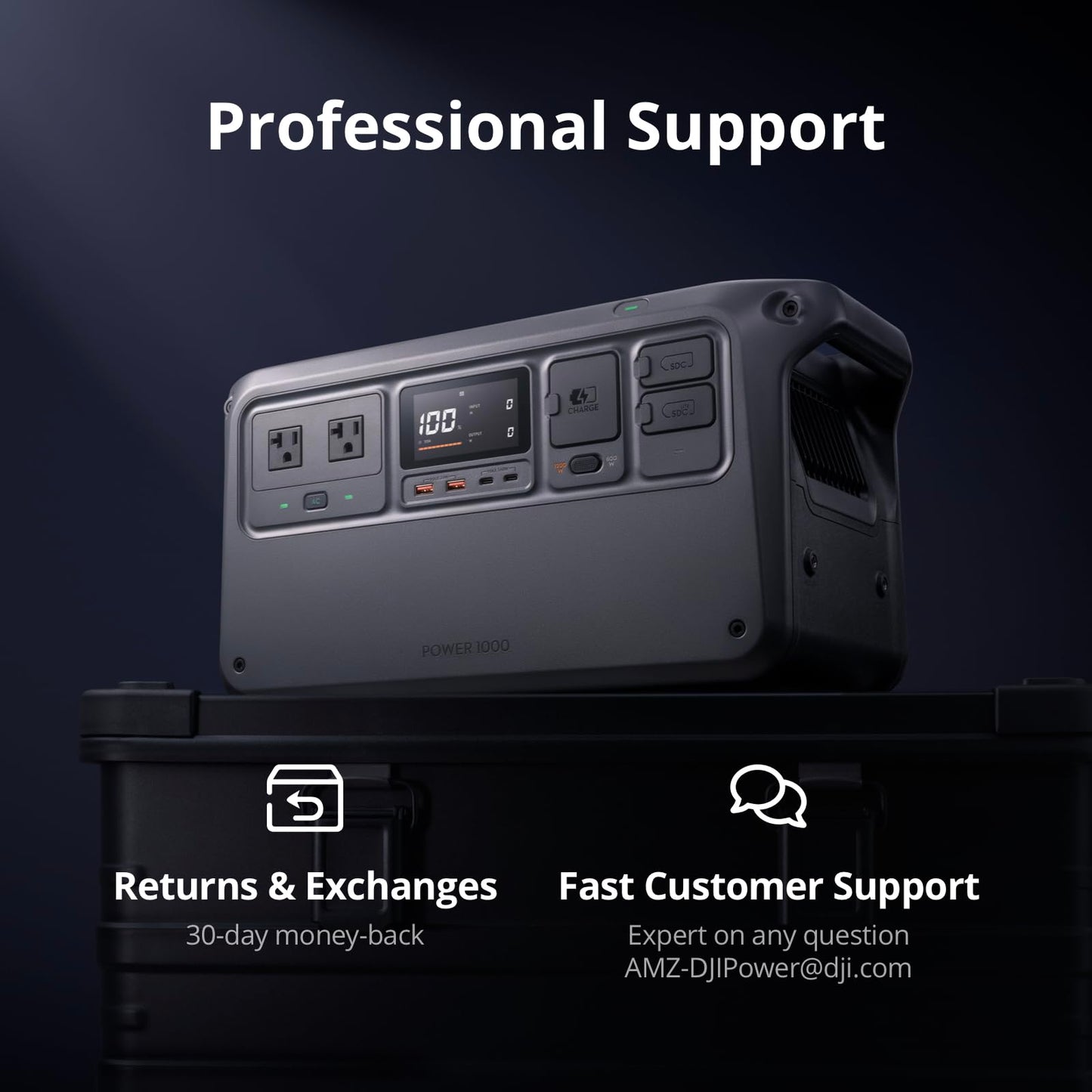 DJI Power 1000 Portable Power Station – 1024Wh Solar Generator