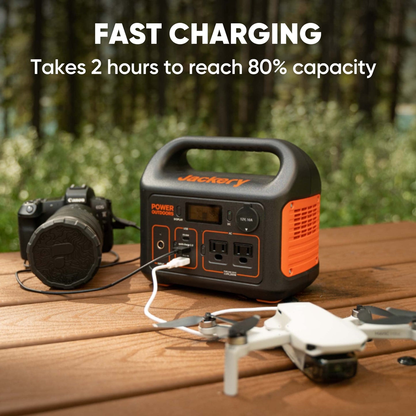 Jackery Explorer 300 Portable Power Station – 293Wh Solar Generator
