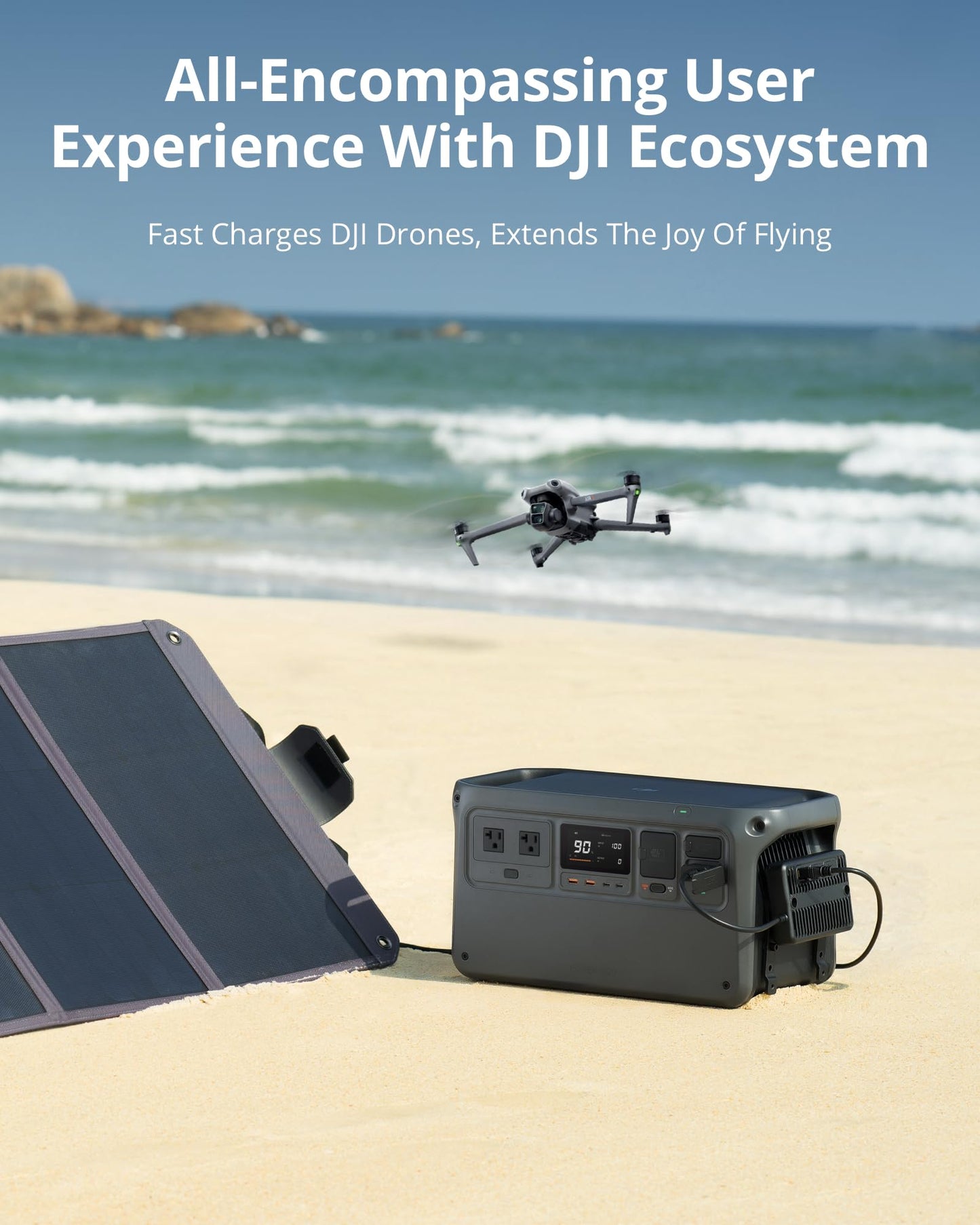 DJI Power 1000 Portable Power Station – 1024Wh Solar Generator
