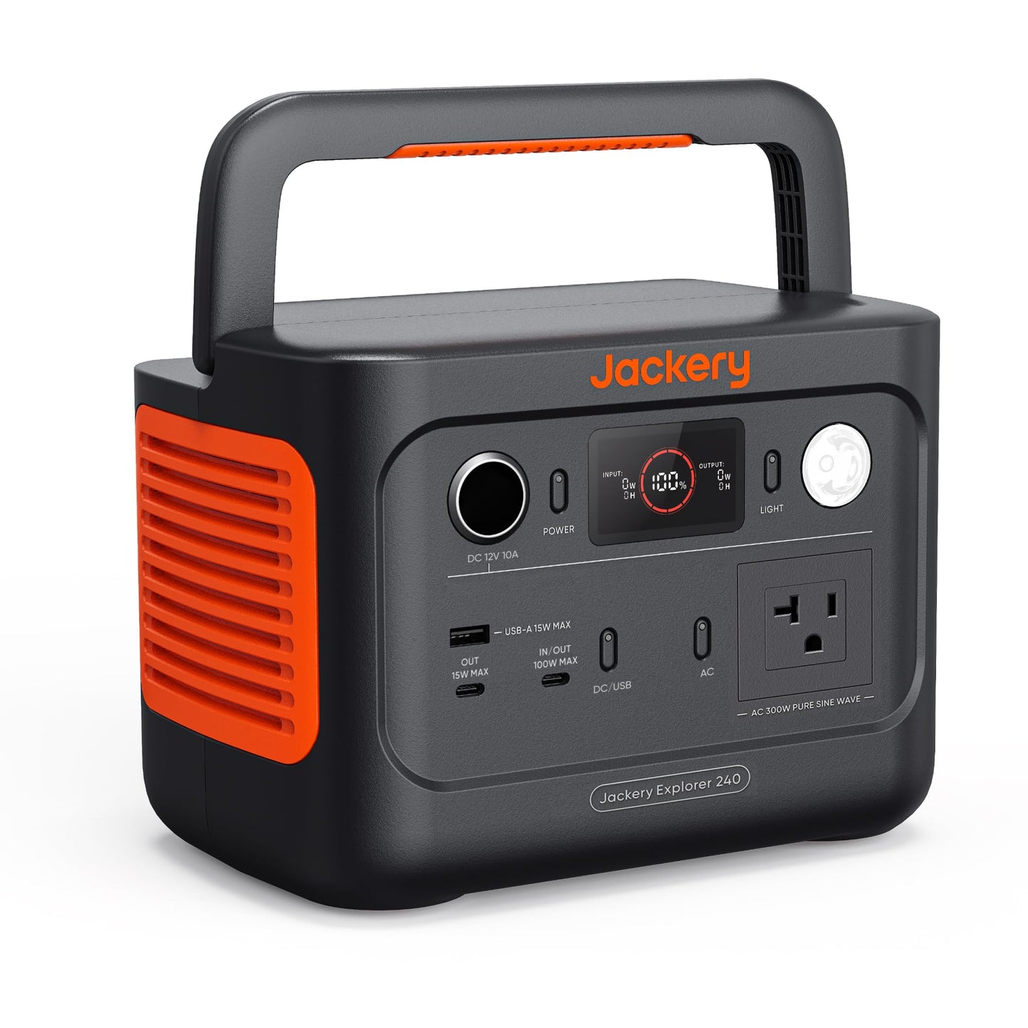 Jackery Explorer 240 v2 Portable Power Station – 256Wh Solar Generator