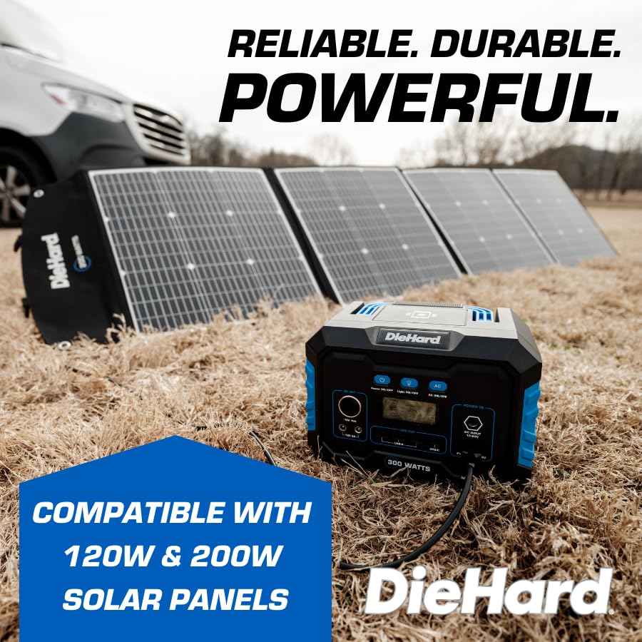DieHard 300W Portable Power Station – 288Wh Solar Generator
