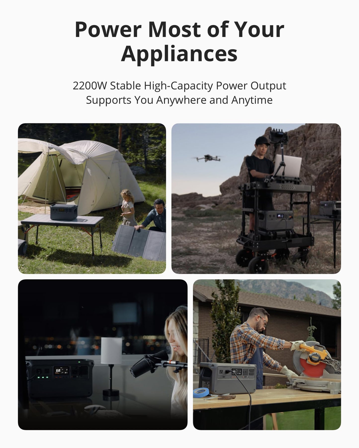 DJI Power 1000 Portable Power Station – 1024Wh Solar Generator