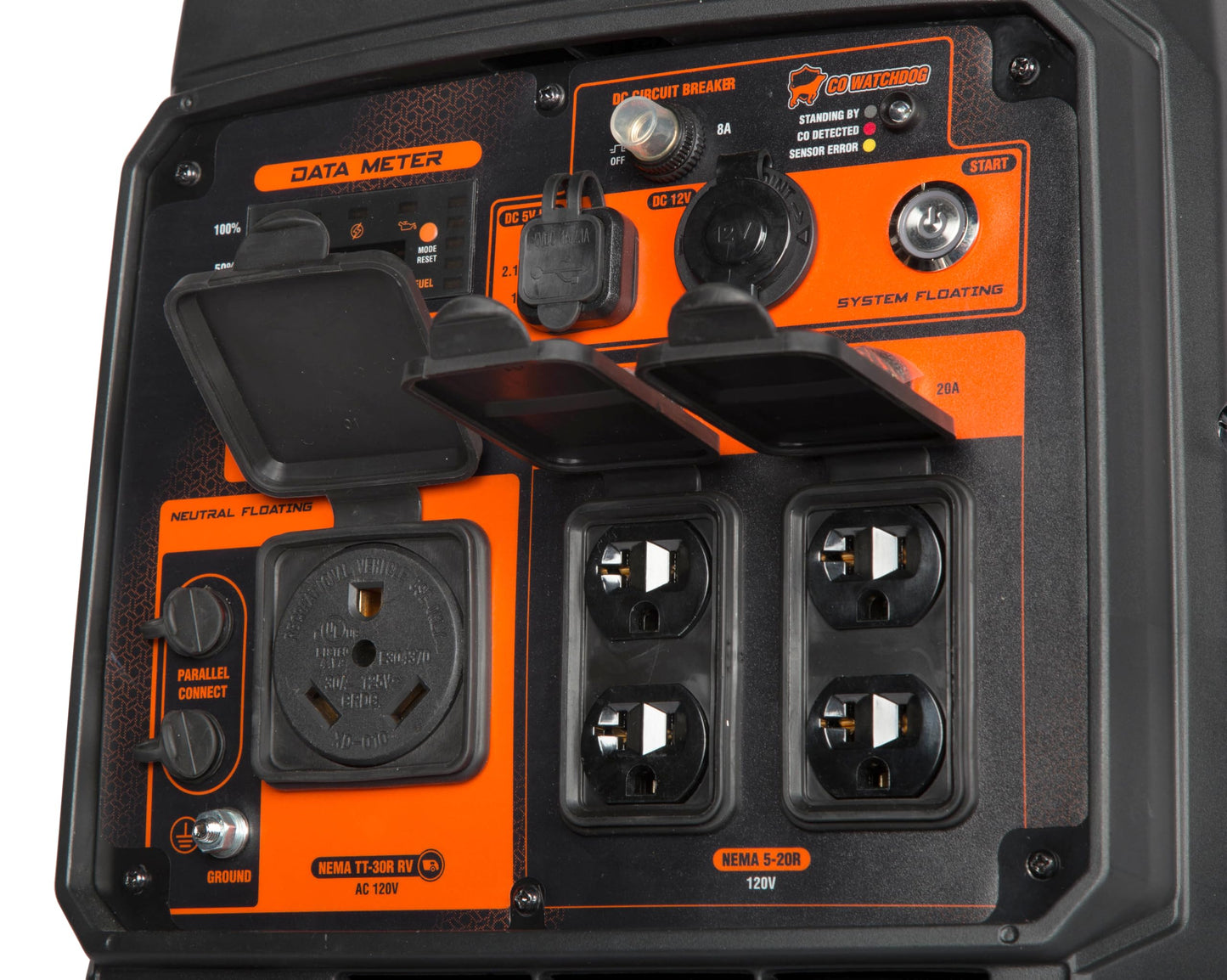 WEN DF480iX 4800W Dual Fuel Portable Inverter Generator