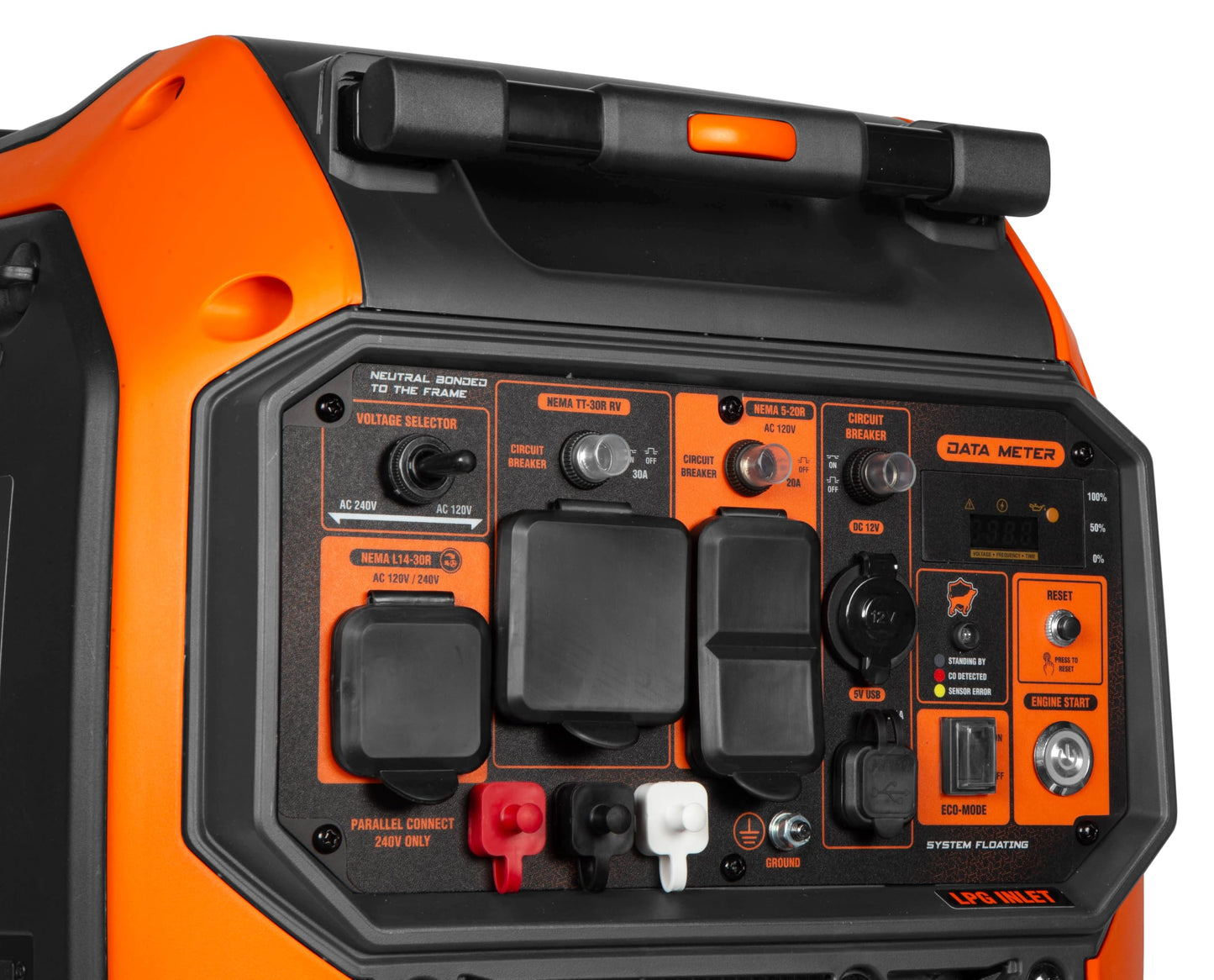WEN DF680iX 6800W Dual Fuel Portable Inverter Generator with CO Watchdog