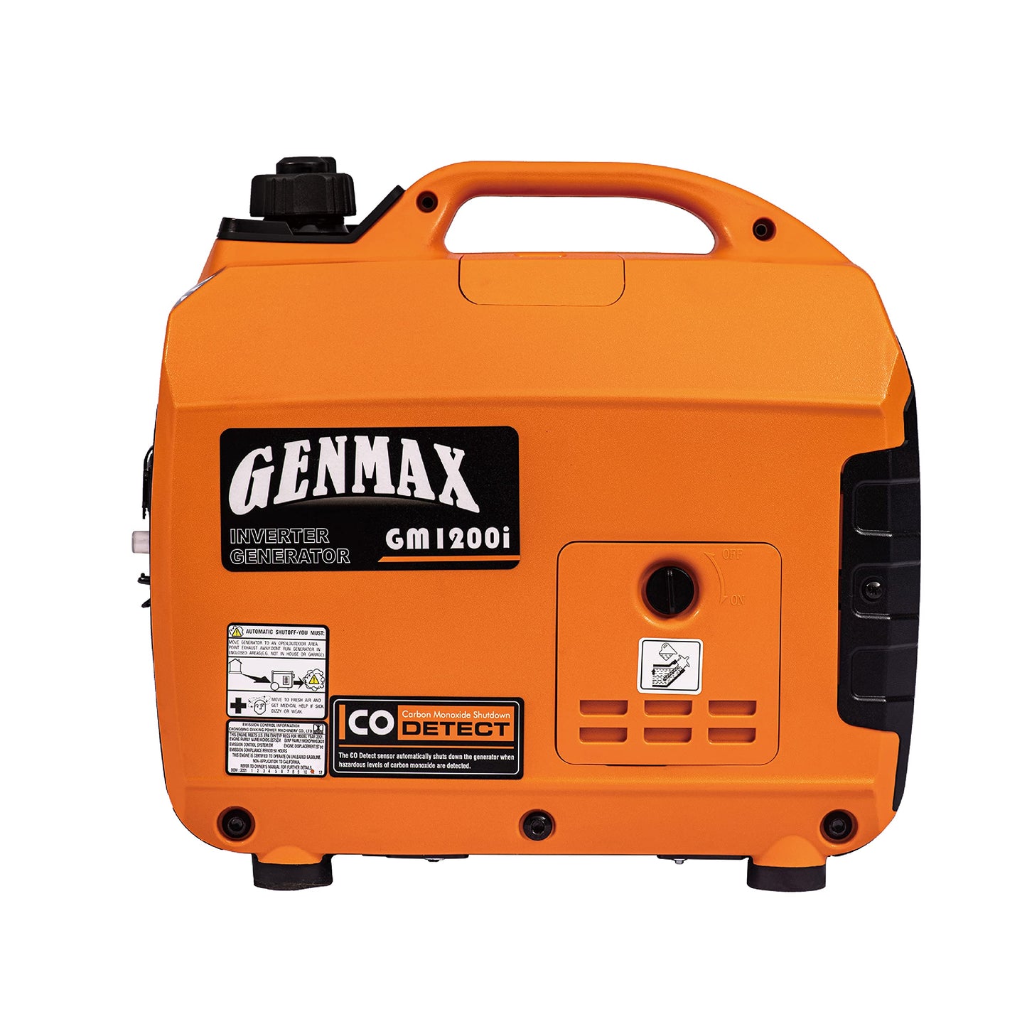 GENMAX 1200W Quiet Portable Gas Generator – Lightweight Design