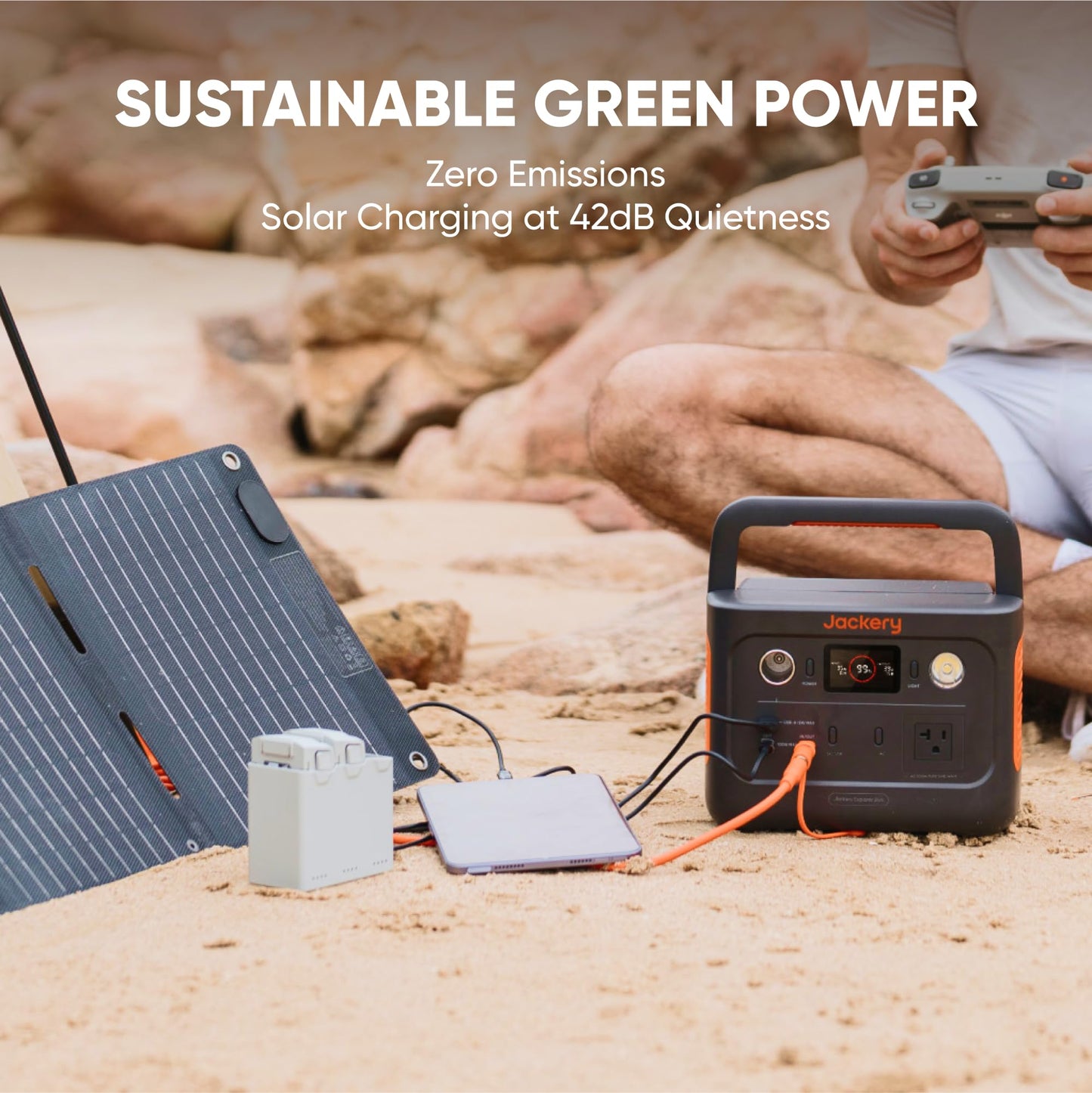 Jackery Explorer 240 v2 Portable Power Station – 256Wh Solar Generator