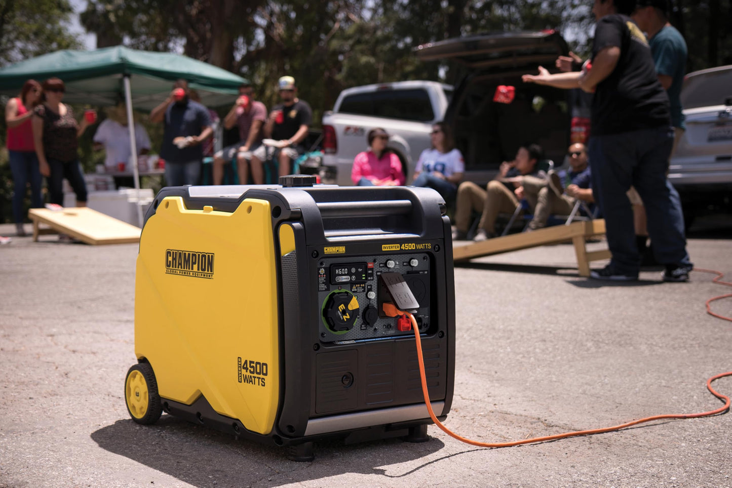 Champion 4500W Portable Inverter Generator with CO Shield