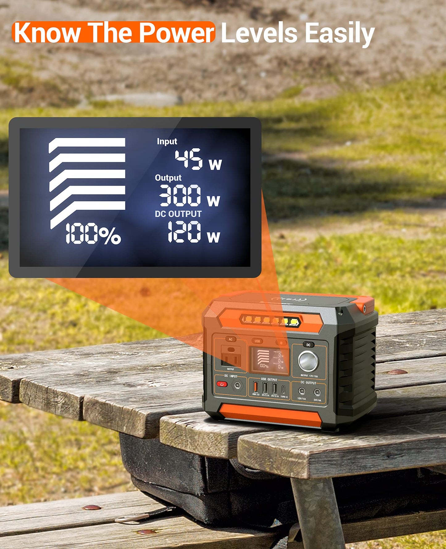 Progeny 300W Portable Power Station – 299Wh Solar Generator