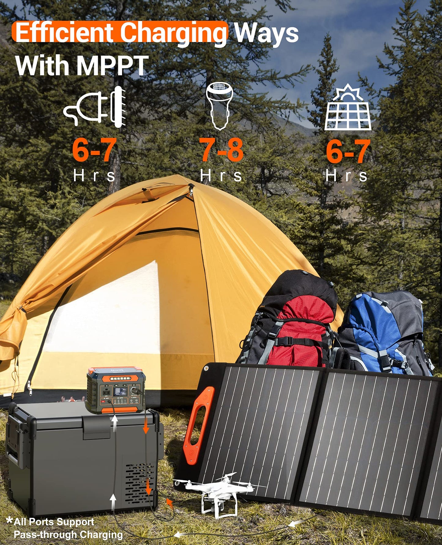 Progeny 300W Portable Power Station – 299Wh Solar Generator