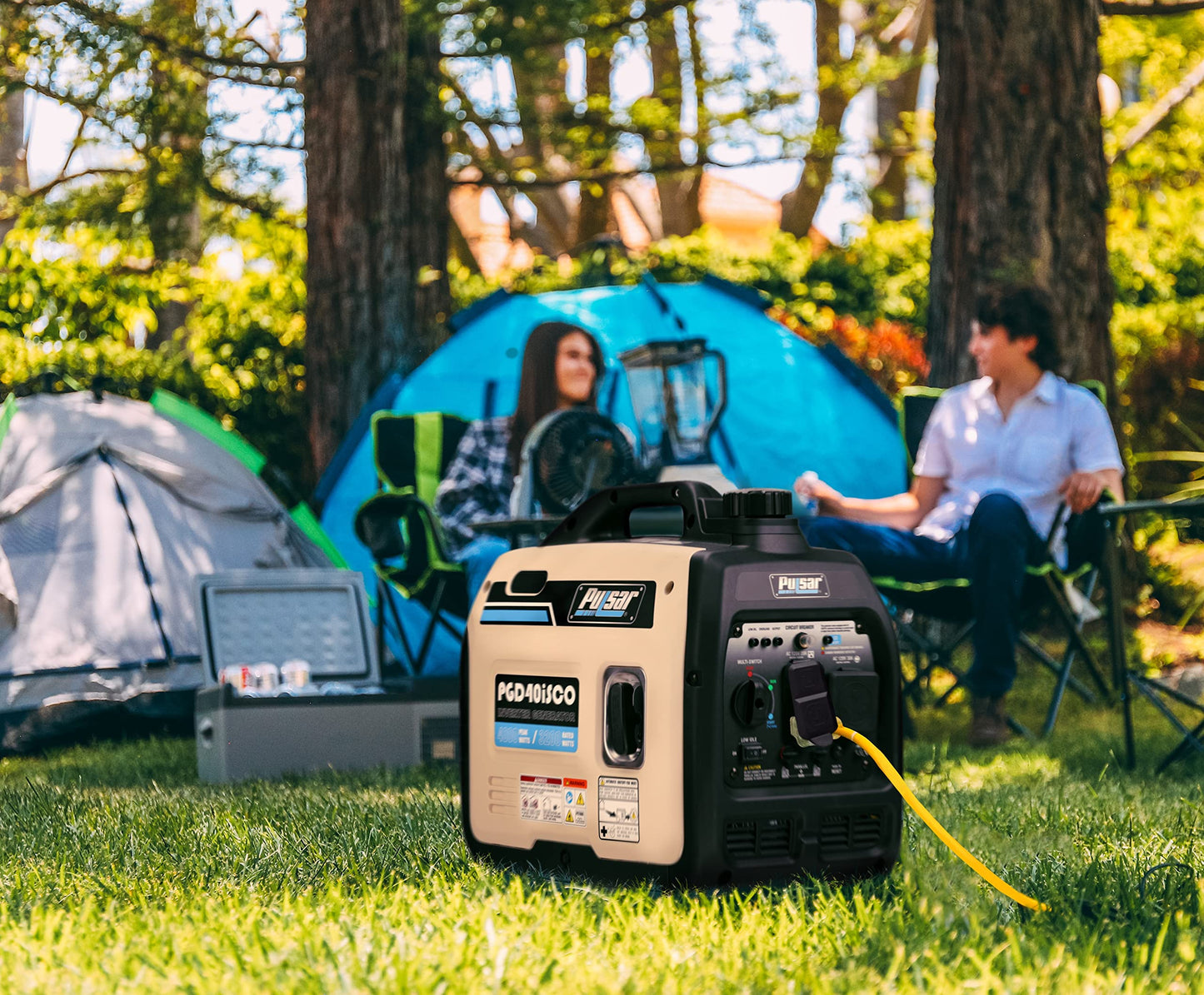 Pulsar PGD40ISCO 4000W Quiet Portable Gas Inverter Generator