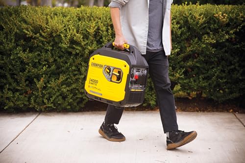 Champion 4000W Dual Fuel Portable Inverter Generator with CO Shield
