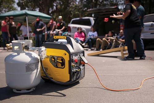 Champion 4000W Dual Fuel Portable Inverter Generator with CO Shield