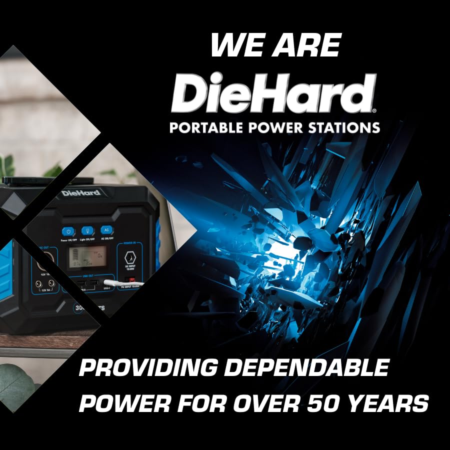 DieHard 300W Portable Power Station – 288Wh Solar Generator
