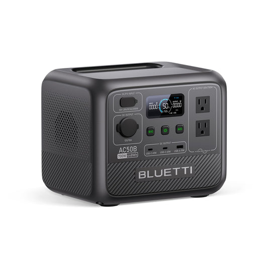 BLUETTI AC50B Portable Power Station – 448Wh Solar Generator