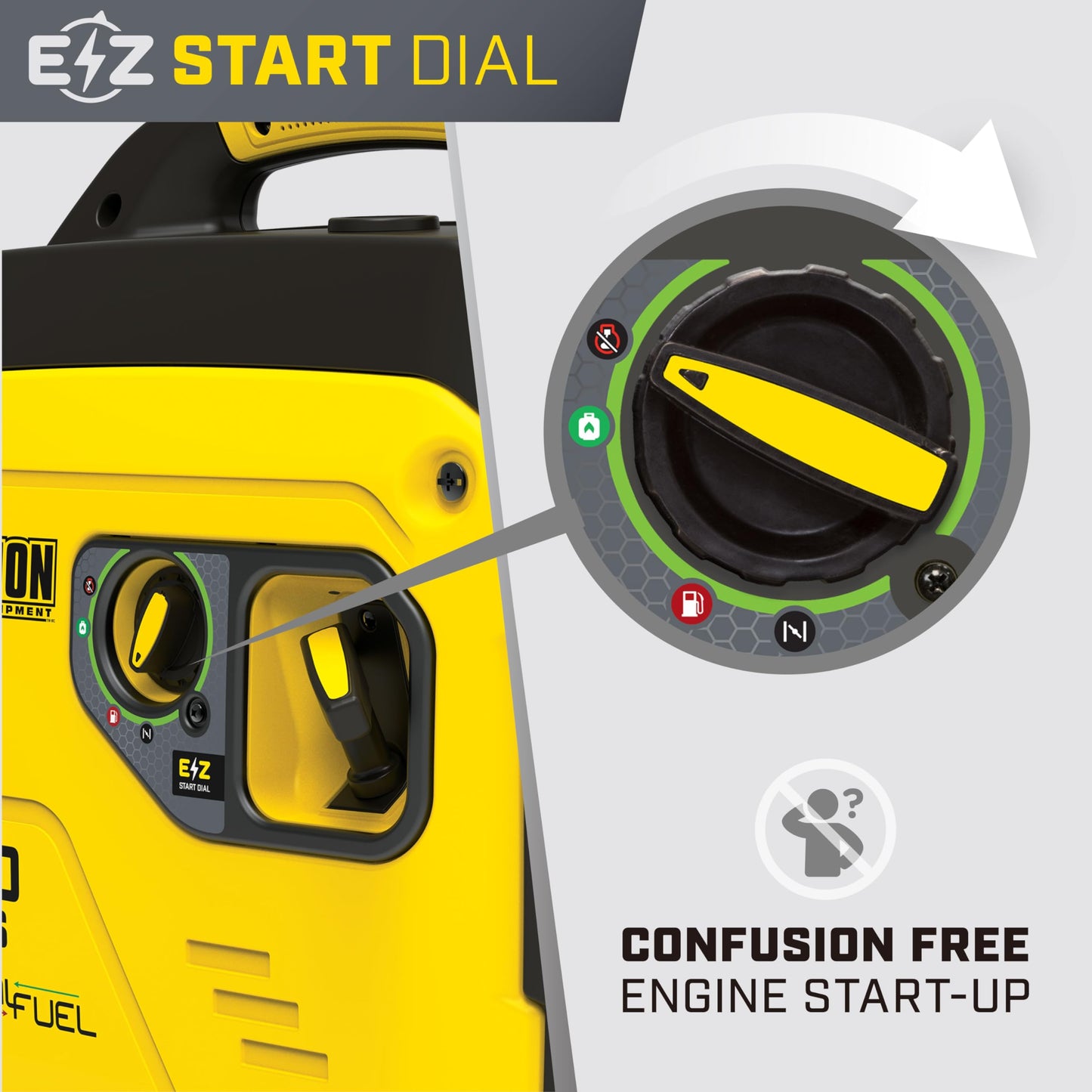 Champion 4000W Dual Fuel Portable Inverter Generator with CO Shield