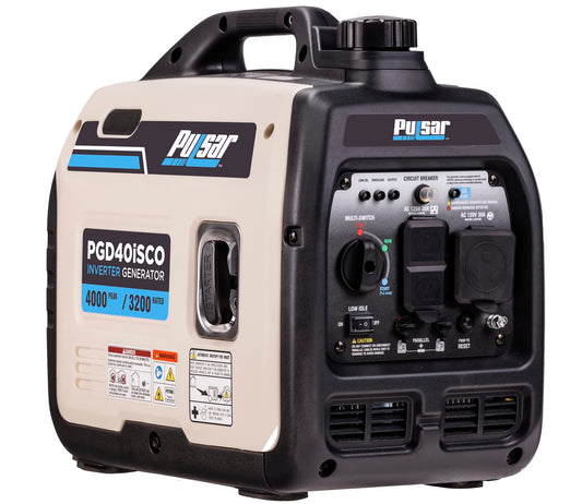 Pulsar PGD40ISCO 4000W Quiet Portable Gas Inverter Generator