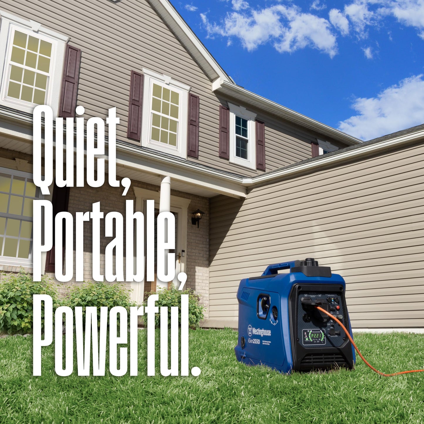 Westinghouse 2550W Quiet Lightweight Portable Inverter Generator